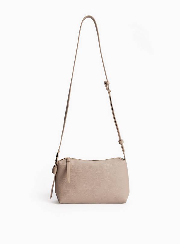 Beige Minimal Cross Body Bag One Size