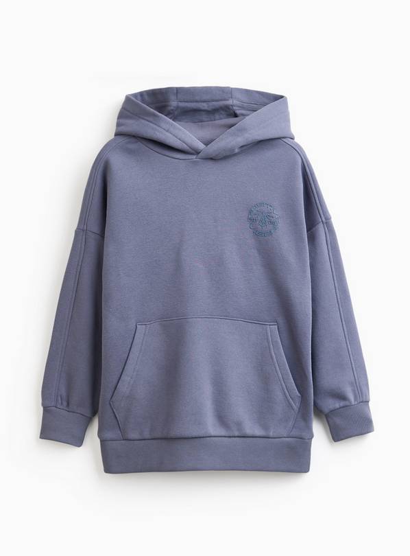 Blue Logo Detail Hoodie 8 years
