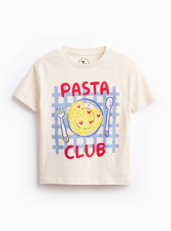 Pasta Club Printed Relaxed Fit T-Shirt 3-4 years
