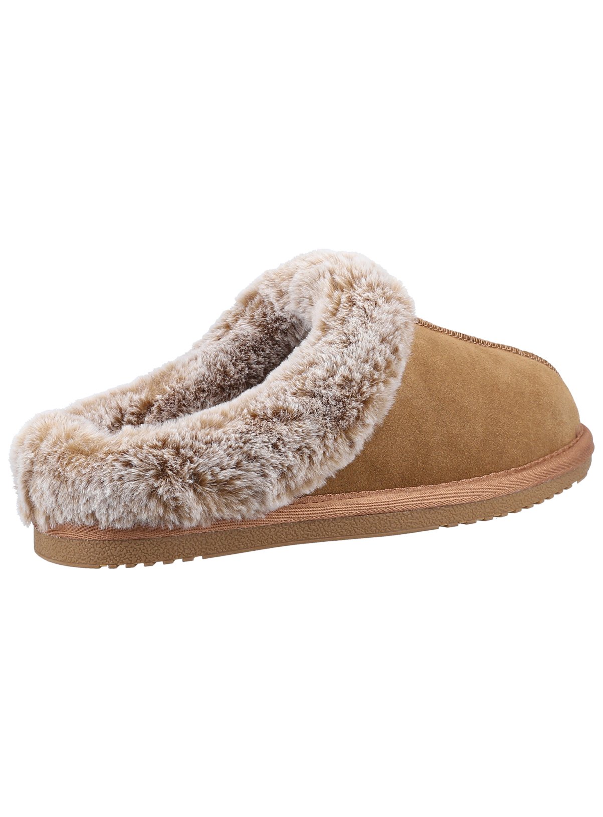 HUSH PUPPIES Amara Suede Slippers Tan 5 - Image 2 thumbnail