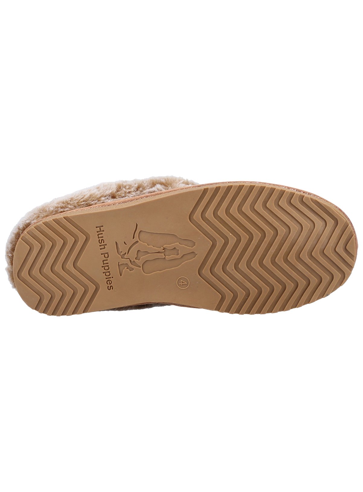 HUSH PUPPIES Amara Suede Slippers Tan 5 - Image 3 thumbnail