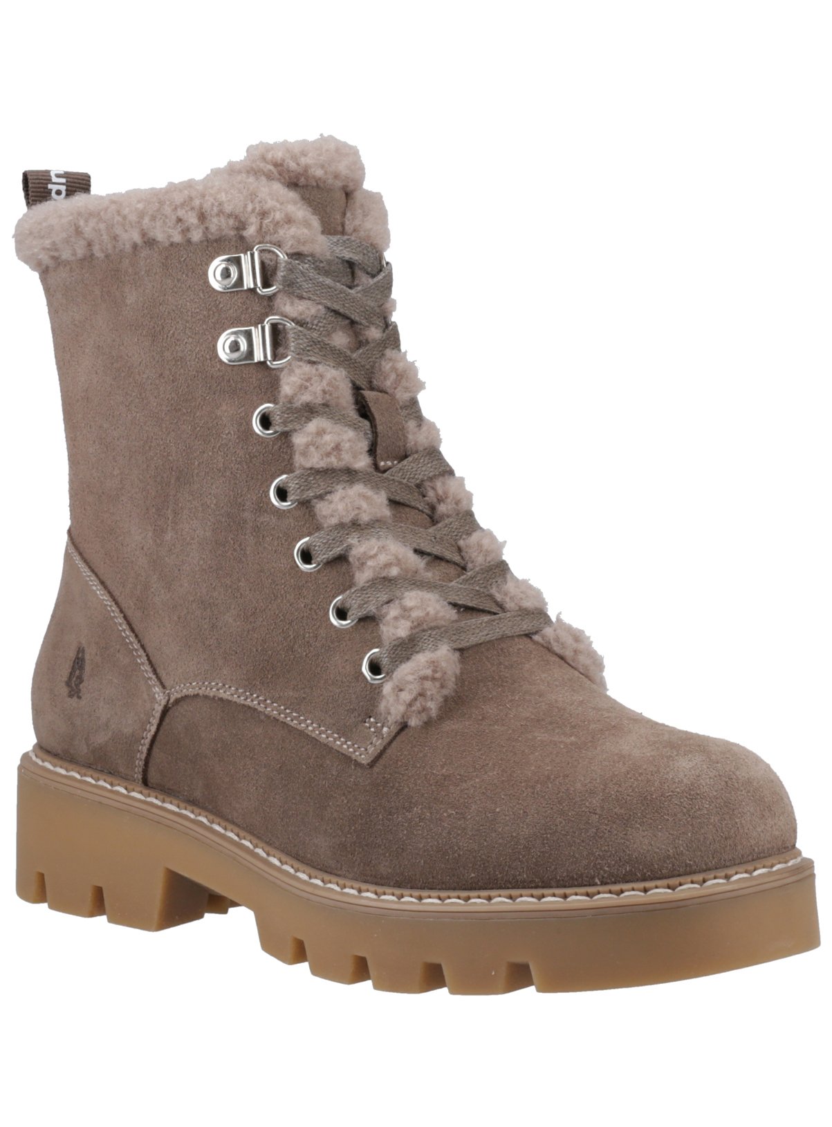 Taupe HUSH PUPPIES Aurelia Lace Boot