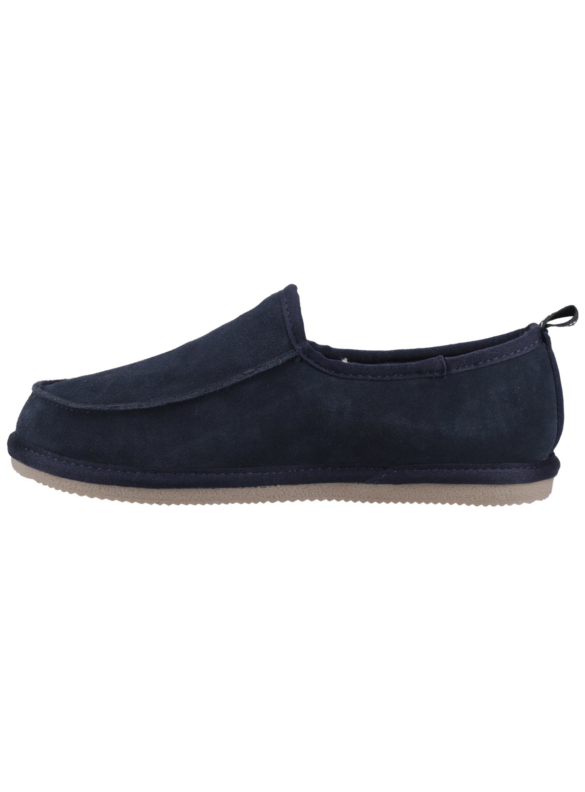 HUSH PUPPIES Charles Suede Slippers Navy 11 - Image 4 thumbnail
