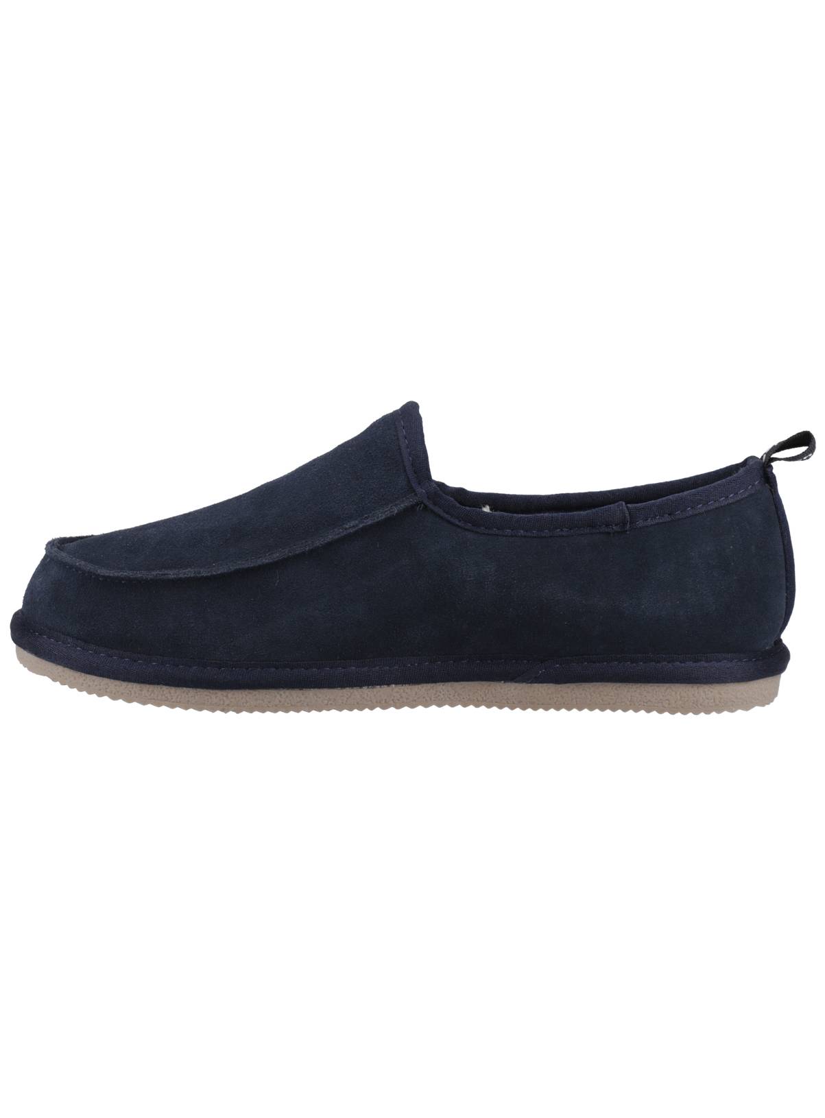 HUSH PUPPIES Charles Suede Slippers Navy 11 - Image 4