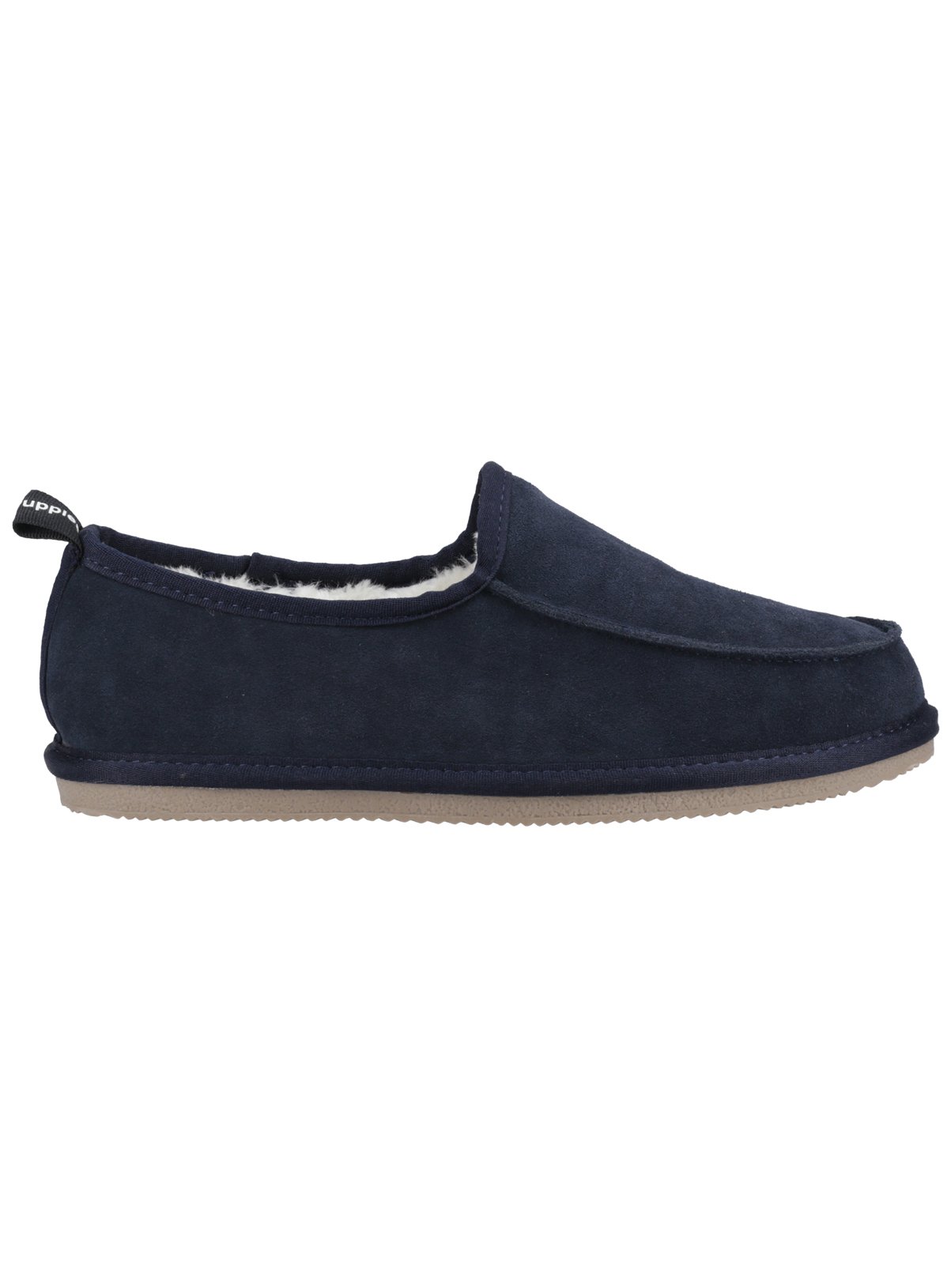 HUSH PUPPIES Charles Suede Slippers Navy 11 - Image 5 thumbnail