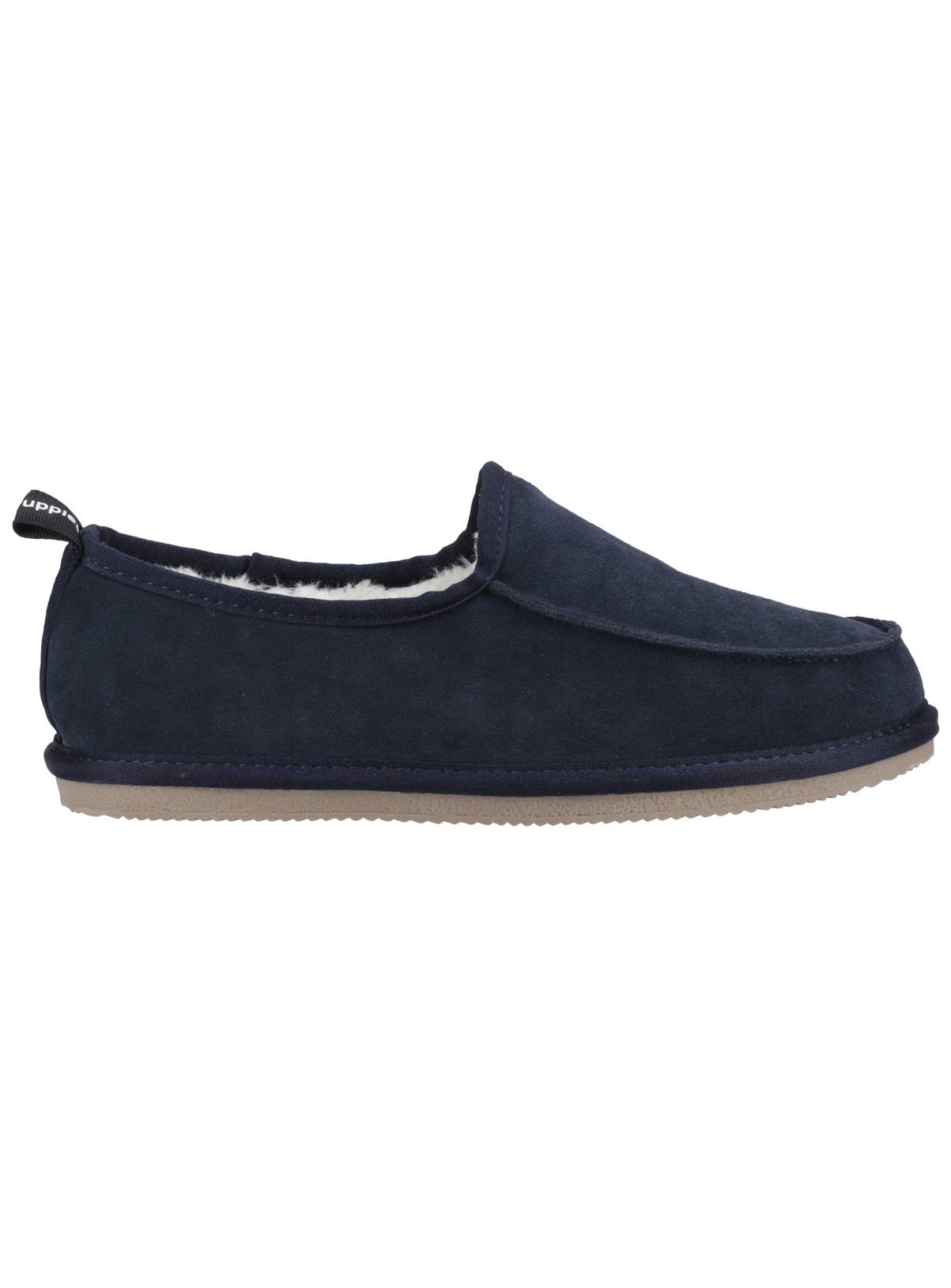 HUSH PUPPIES Charles Suede Slippers Navy 11 - Image 5