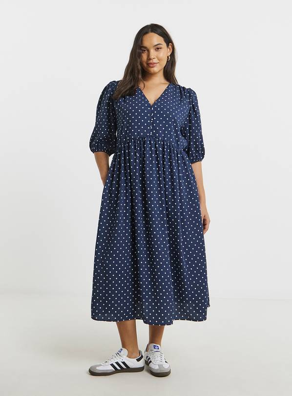 SIMPLY BE Button Through Midi Dress 22