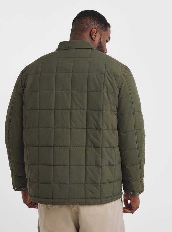 Buy JACAMO Water Resistant Square Quilt Shacket 1XL Coats and