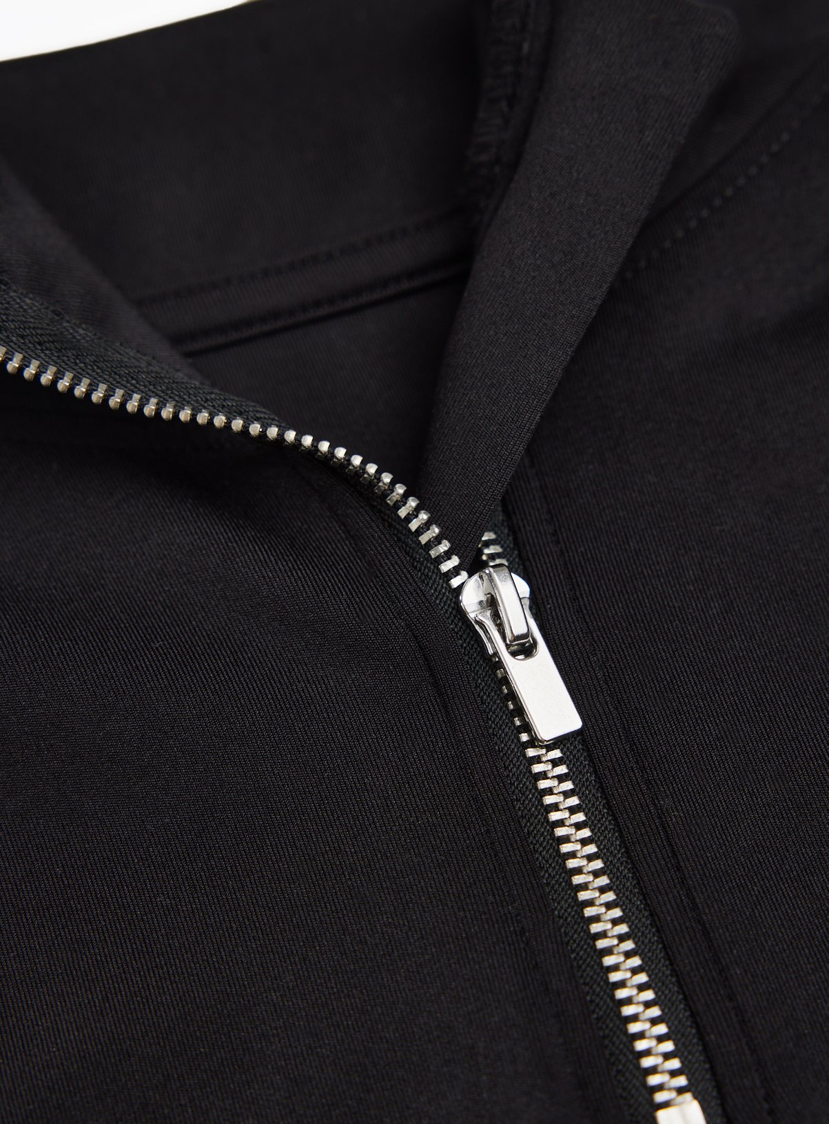 Black Polyester Elastane Quarter Zip Funnel Neck Top 8 years - Image 4 thumbnail