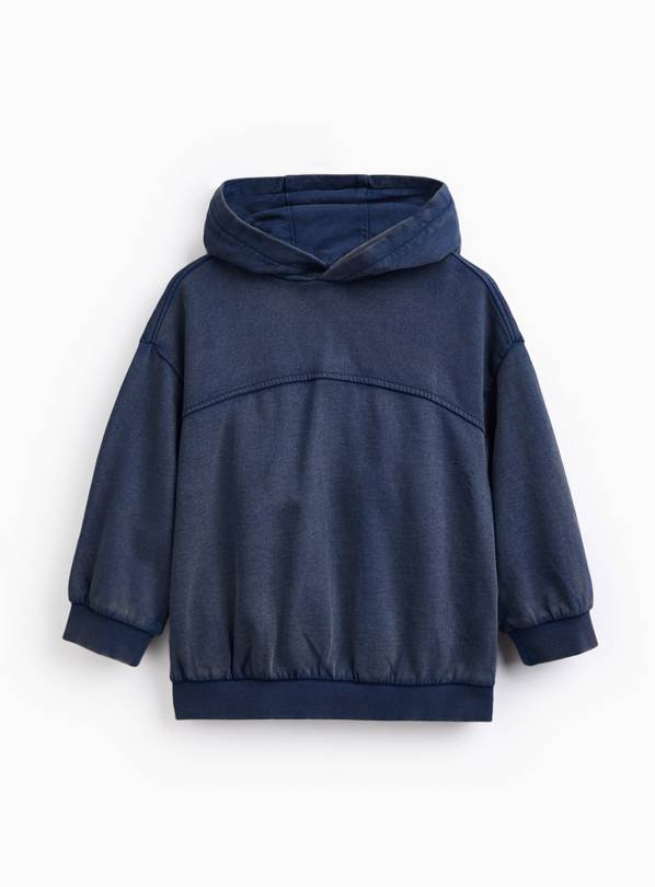 Navy Washed Hoodie 3-4 years