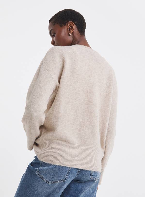 Buy JD WILLIAMS Sponge Tie Front Cardigan Oatmeal 28-30