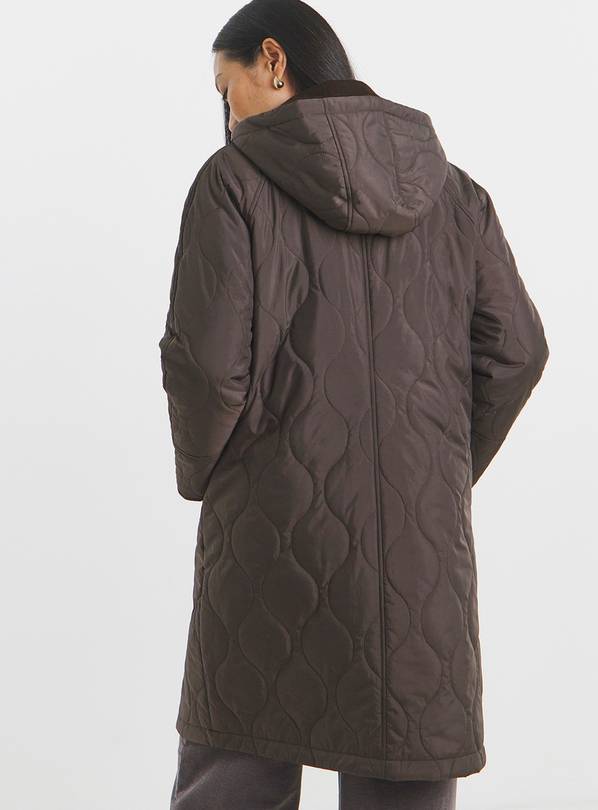 Buy JD WILLIAMS Cord Collar Quilted Barn Coat 10 Coats Tu