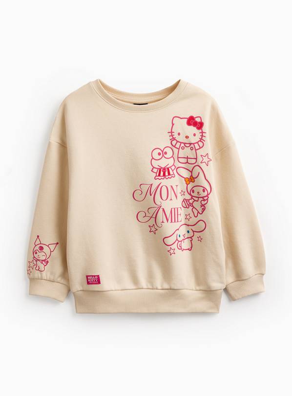 Cream Hello Kitty Graphic Sweatshirt 13 years