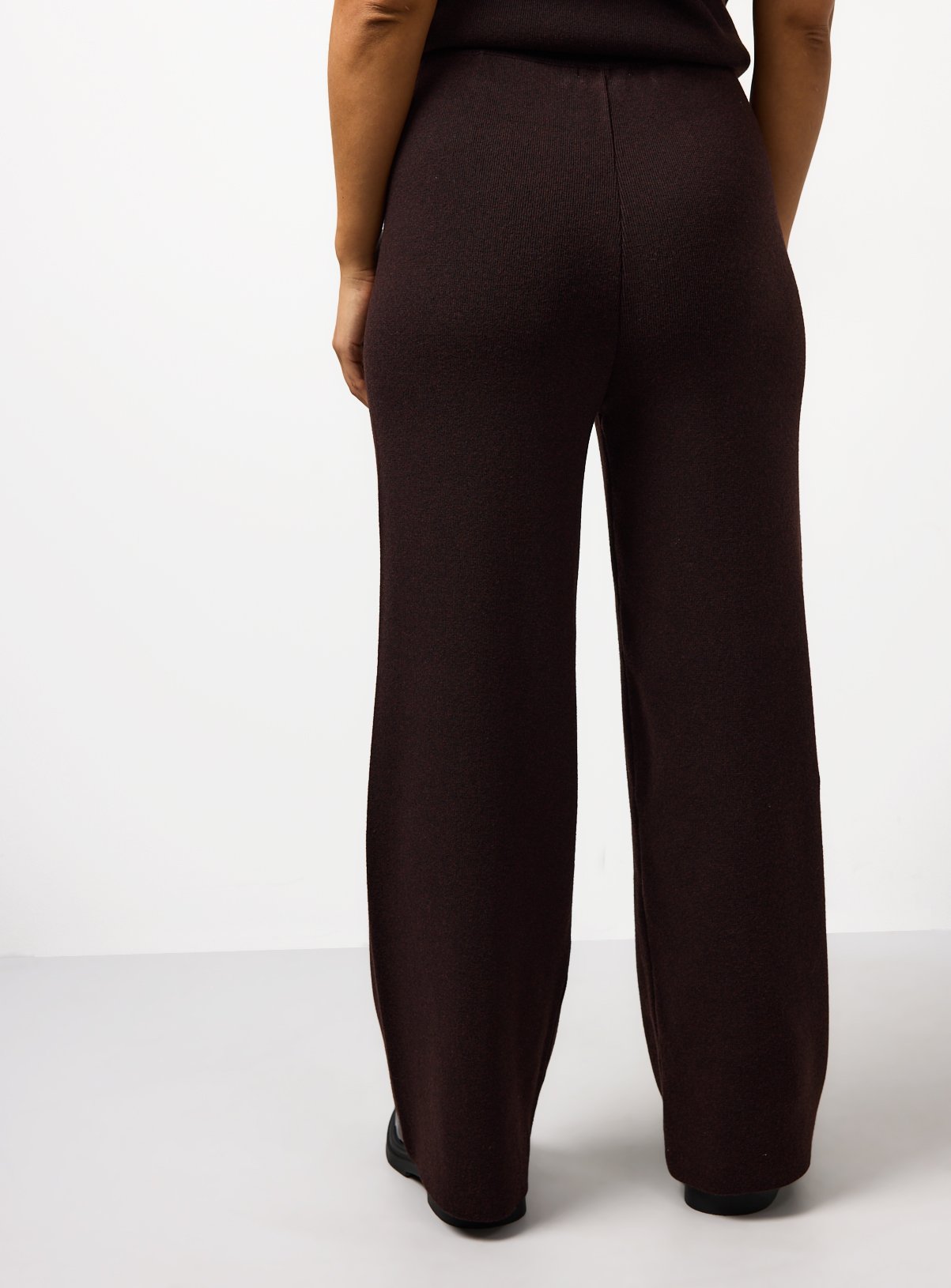 Brown Seam Detail Co-ord Wide Leg Trousers  6 - Image 4 thumbnail