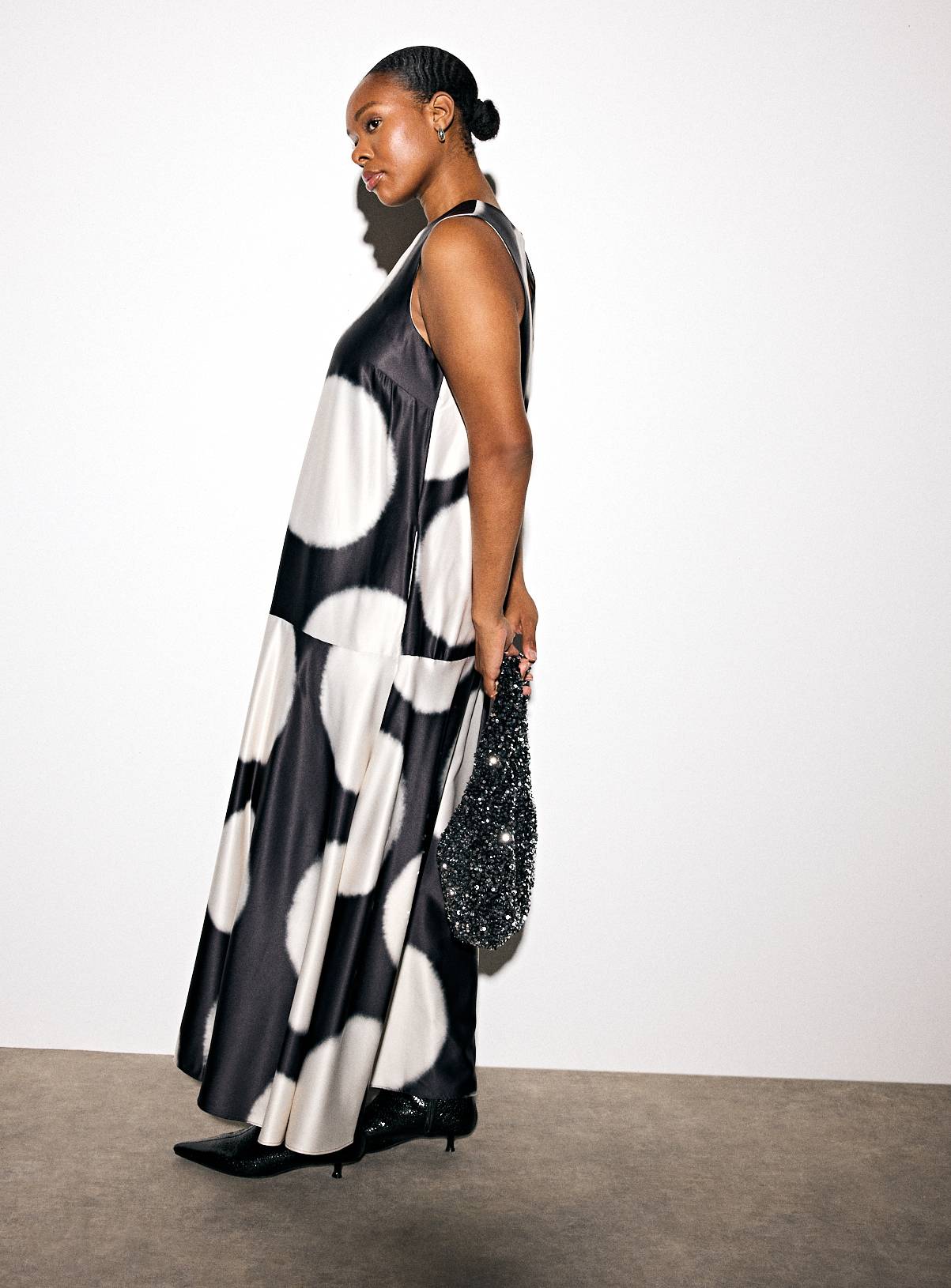 Mono Spot Midaxi Dress 8 - Image 2