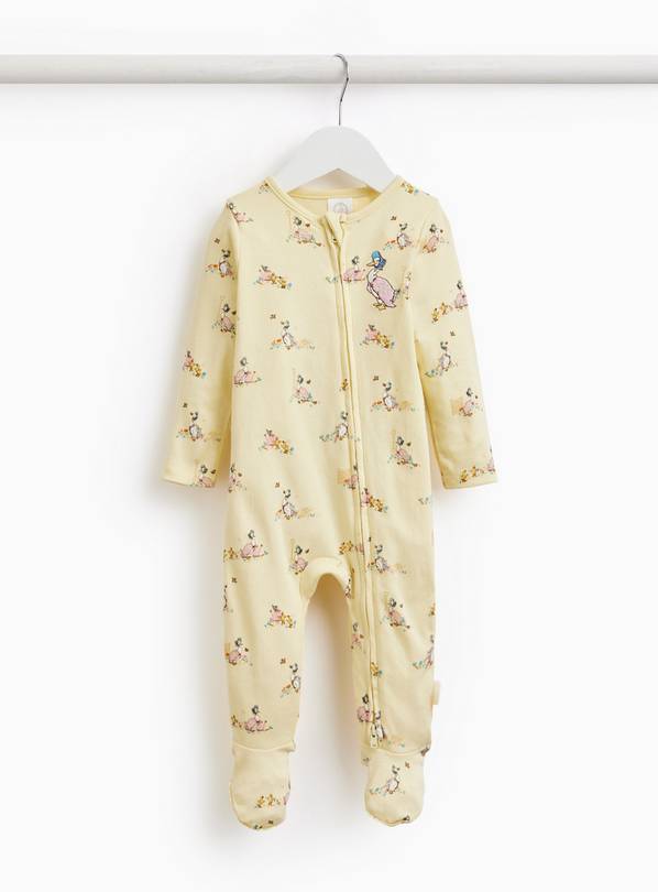 Yellow Peter Rabbit Sleepsuit 12-18 months