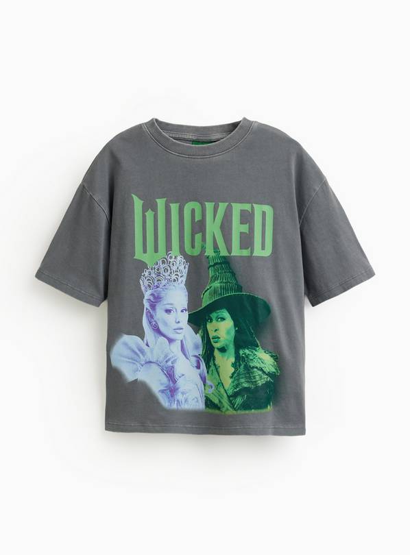 Grey Relaxed Fit Wicked Graphic T-Shirt 6 years