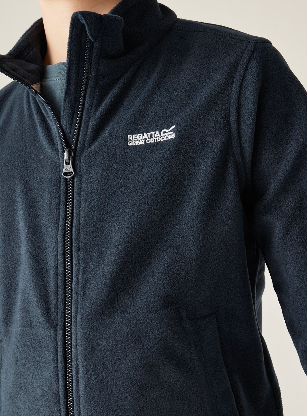 REGATTA King II Full Zip Fleece Navy 7-8 years - Image 5 thumbnail