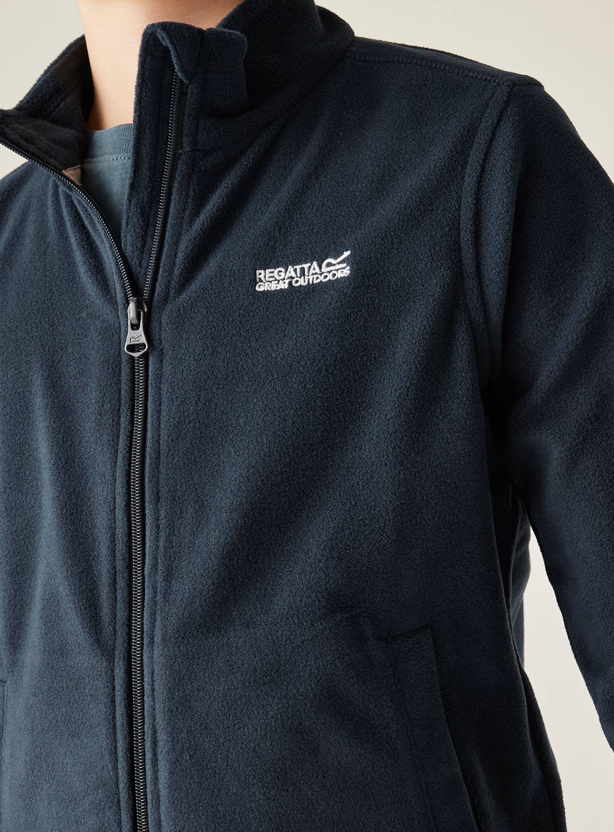 REGATTA King II Full Zip Fleece Navy 7-8 years - Image 5