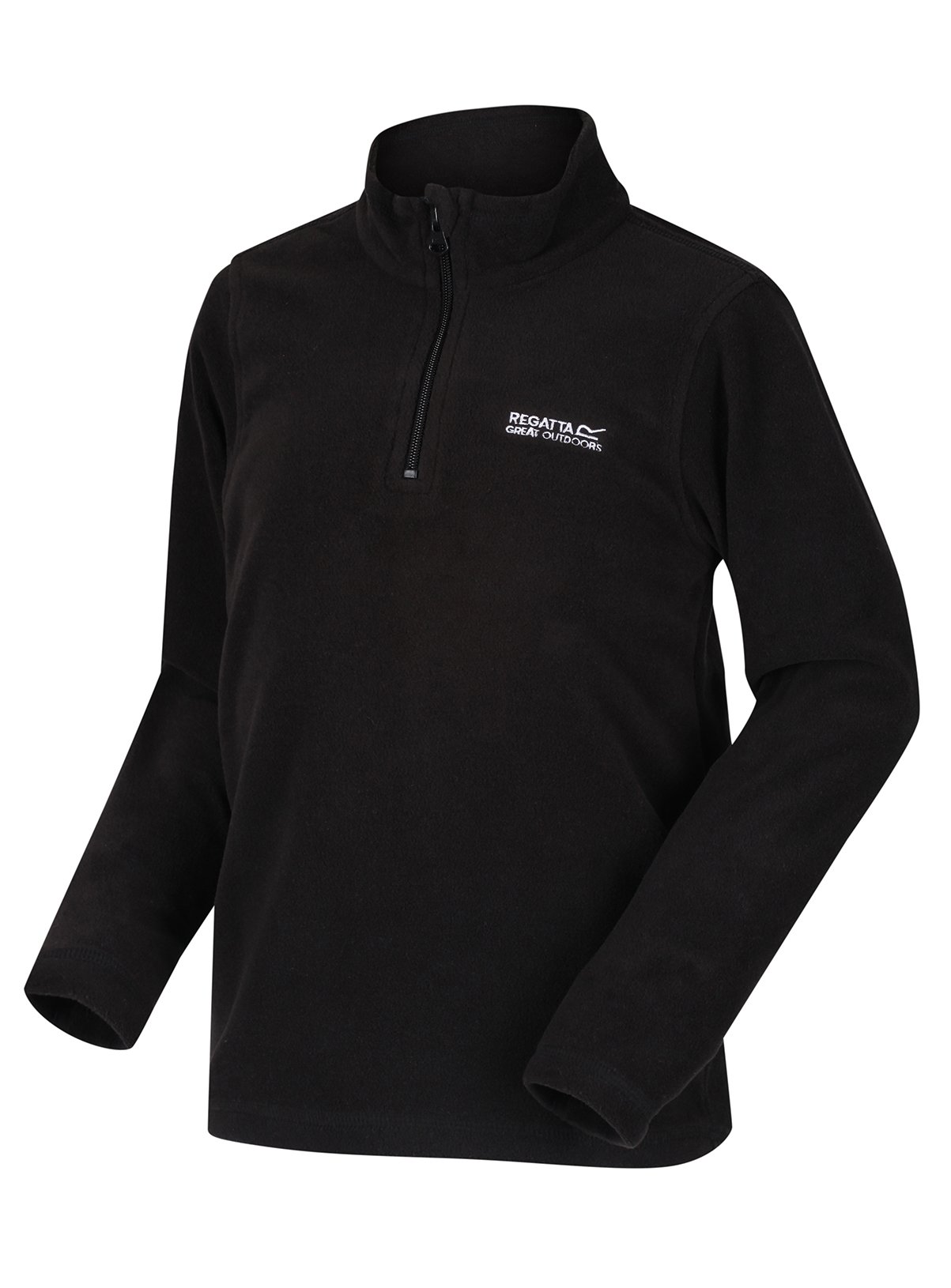 REGATTA Hot Shot II Half Zip Fleece Black 7-8 years - Image 3 thumbnail