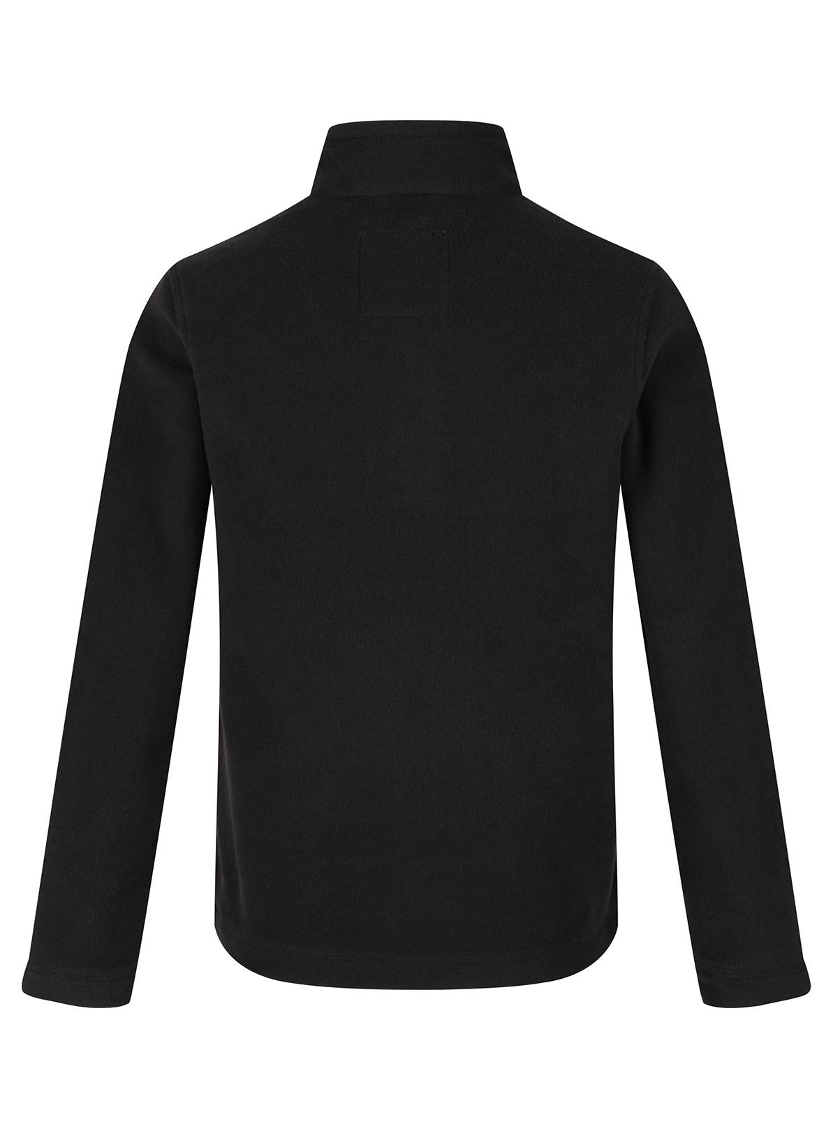 REGATTA Hot Shot II Half Zip Fleece Black 7-8 years - Image 4