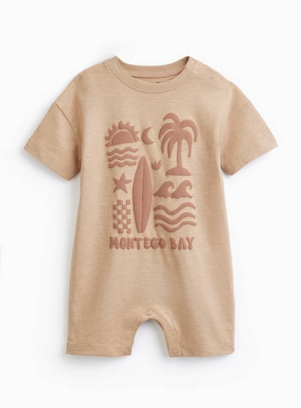 Stone Montego Bay Print Romper 18-24 months