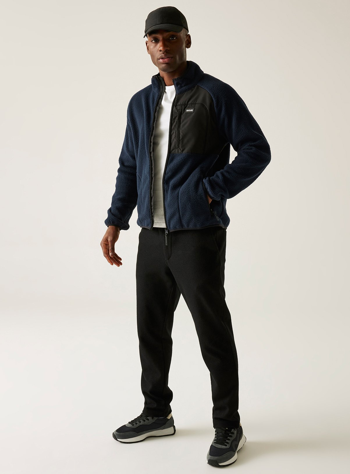 REGATTA Frankie Borg Zip Fleece Navy XXXL - Image 5 thumbnail