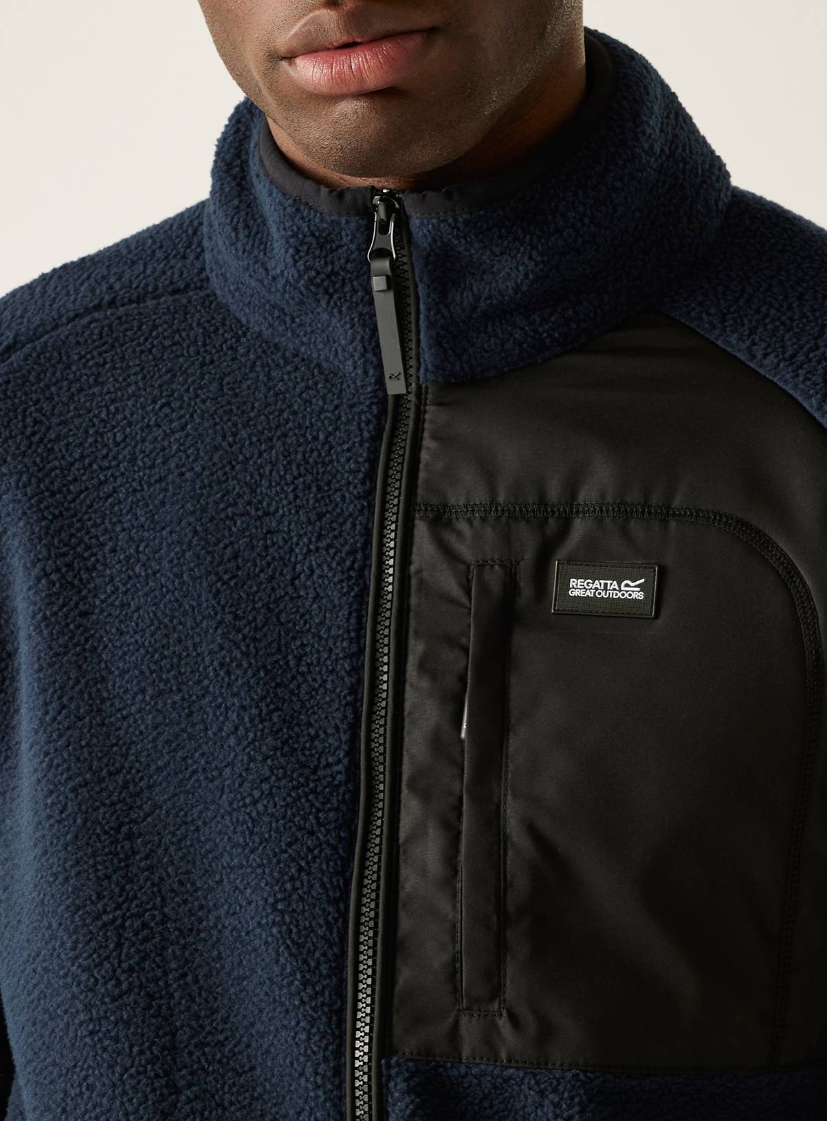 REGATTA Frankie Borg Zip Fleece Navy XXXL - Image 6