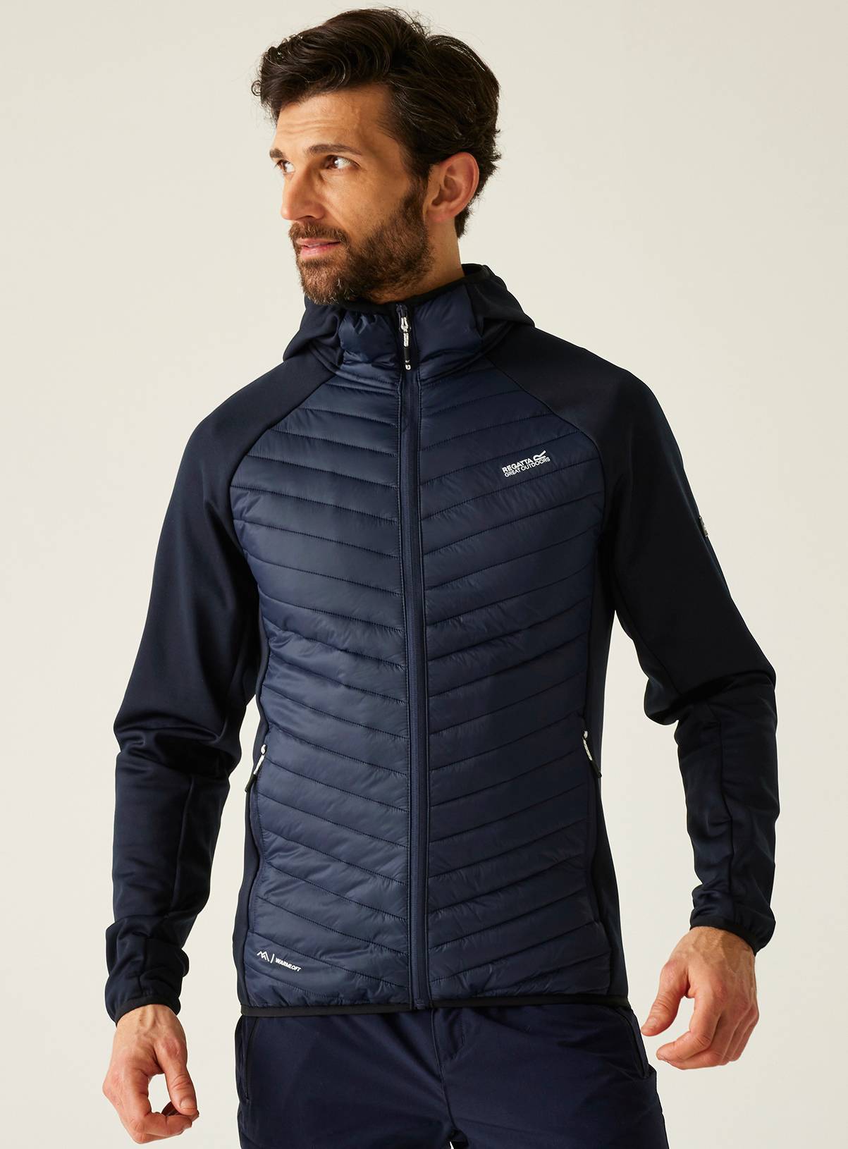 REGATTA Andreson Hybrid Jacket Navy L - Image 1