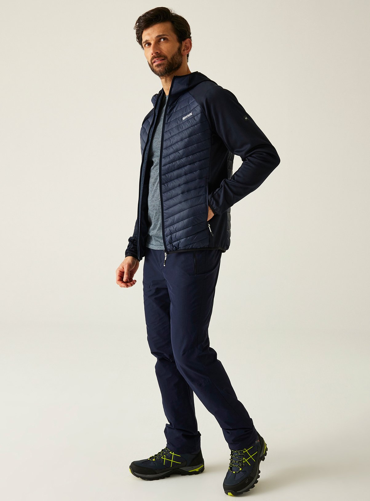 REGATTA Andreson Hybrid Jacket Navy L - Image 5 thumbnail