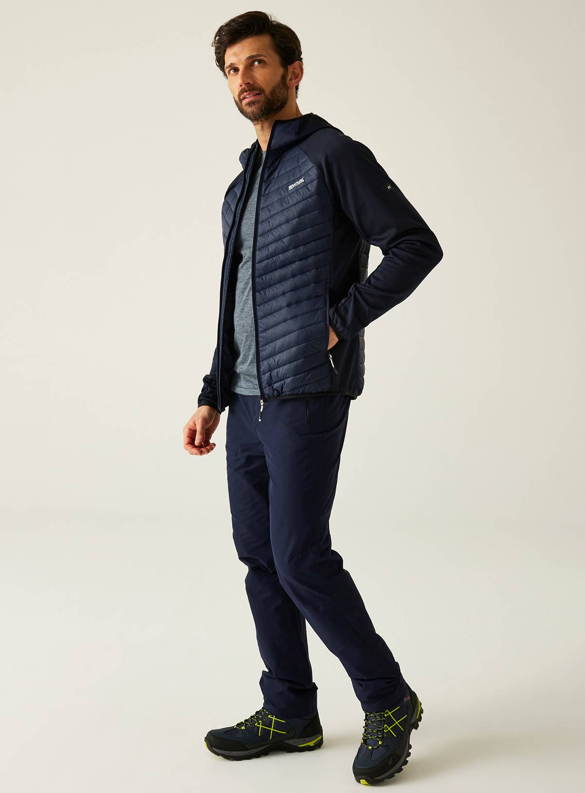 REGATTA Andreson Hybrid Jacket Navy L - Image 5