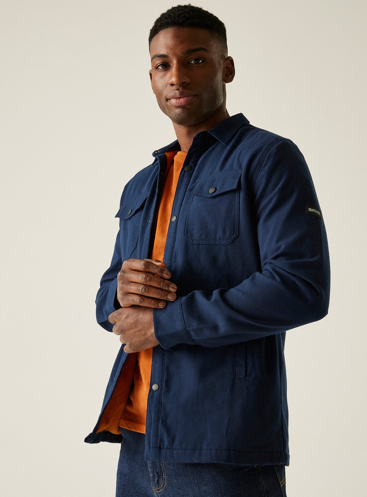 Men's REGATTA Spennith Shacket Navy