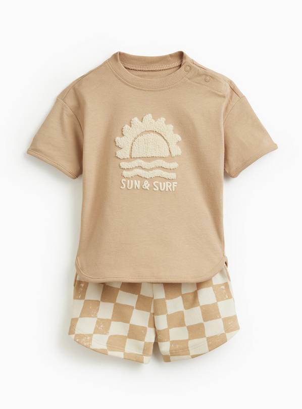 Sun & Surf T-Shirt & Shorts Set 3-6 months