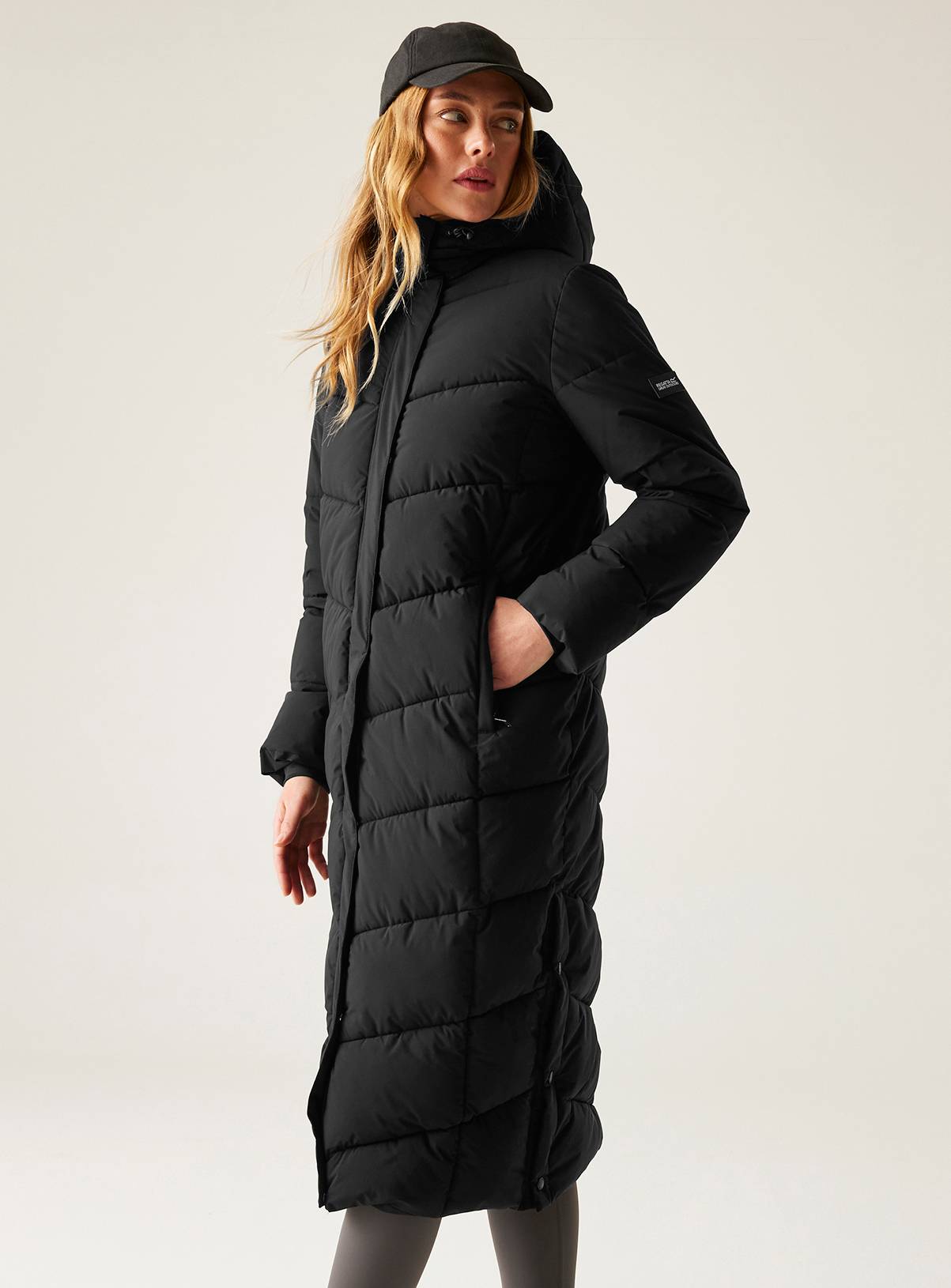 REGATTA Eloria Quilted Coat Black 18 - Image 1