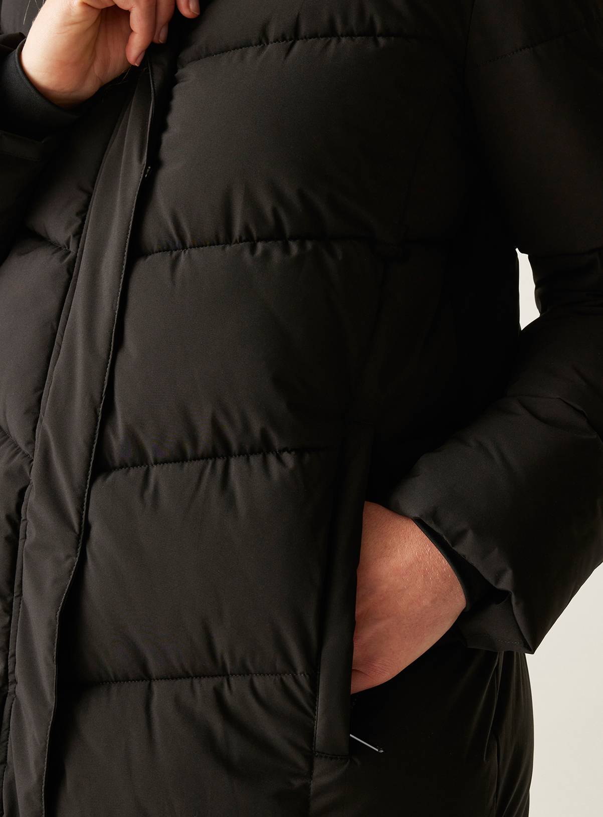 REGATTA Eloria Quilted Coat Black 18 - Image 6