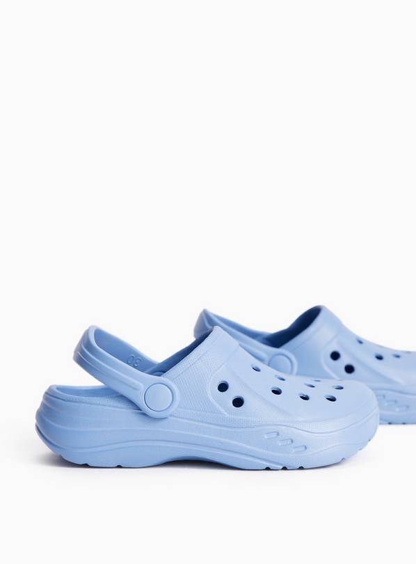 Blue EVA Ankle Strap Clogs 12-13 Infant