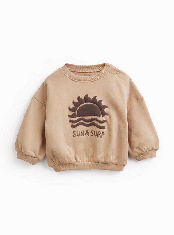 Brown Sun & Surf Sweatshirt 9-12 months