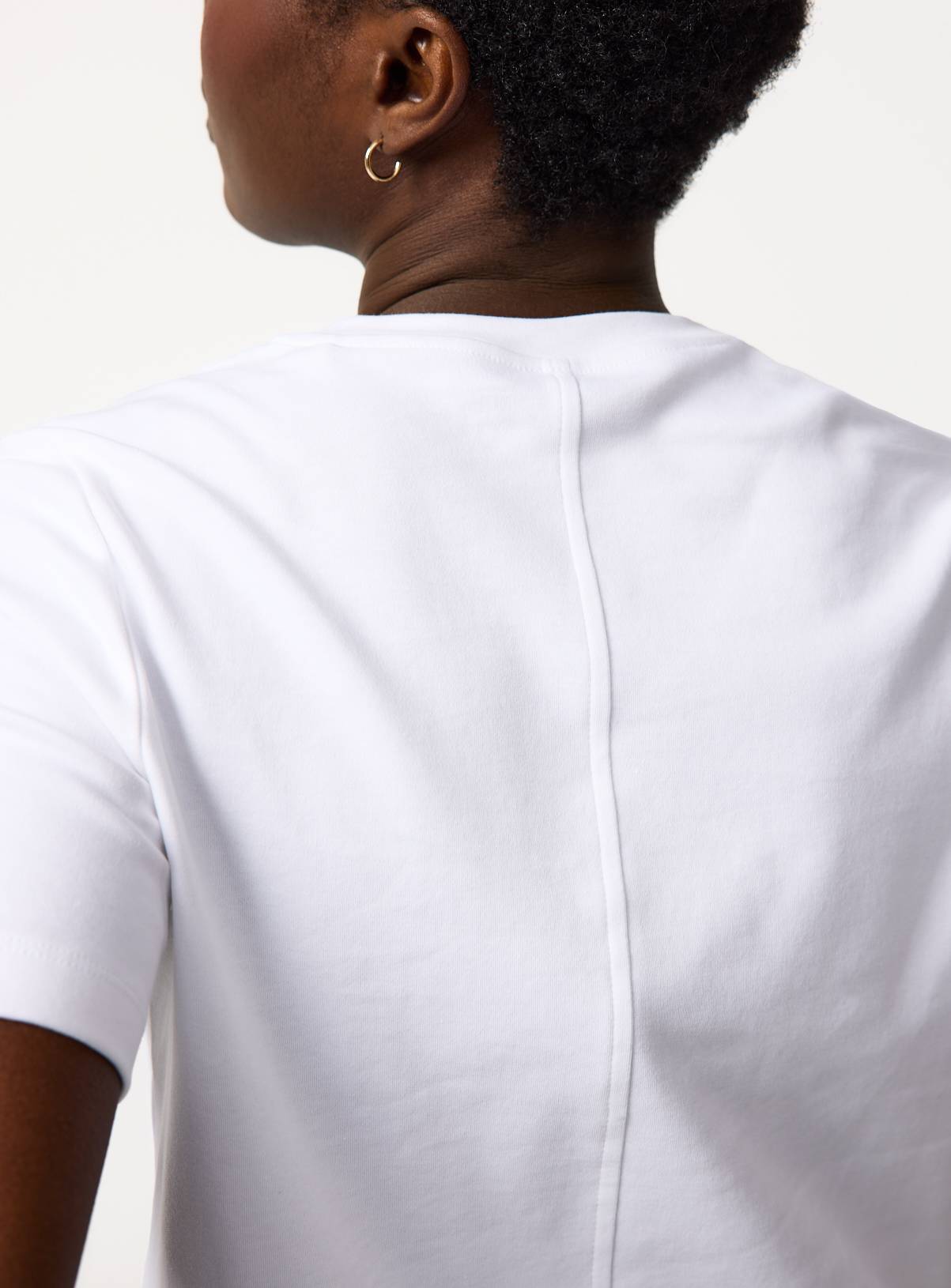 White Pure Cotton Ultimate T-Shirt 10 - Image 3