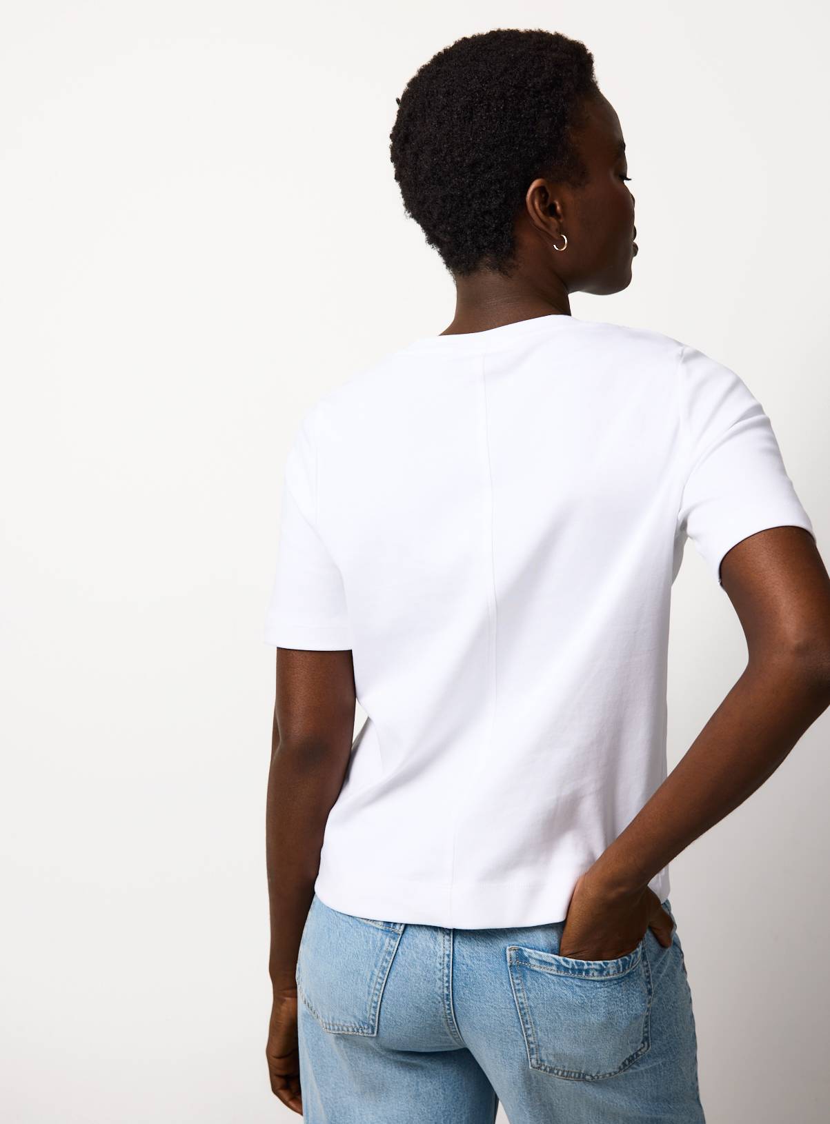 White Pure Cotton Ultimate T-Shirt 10 - Image 4