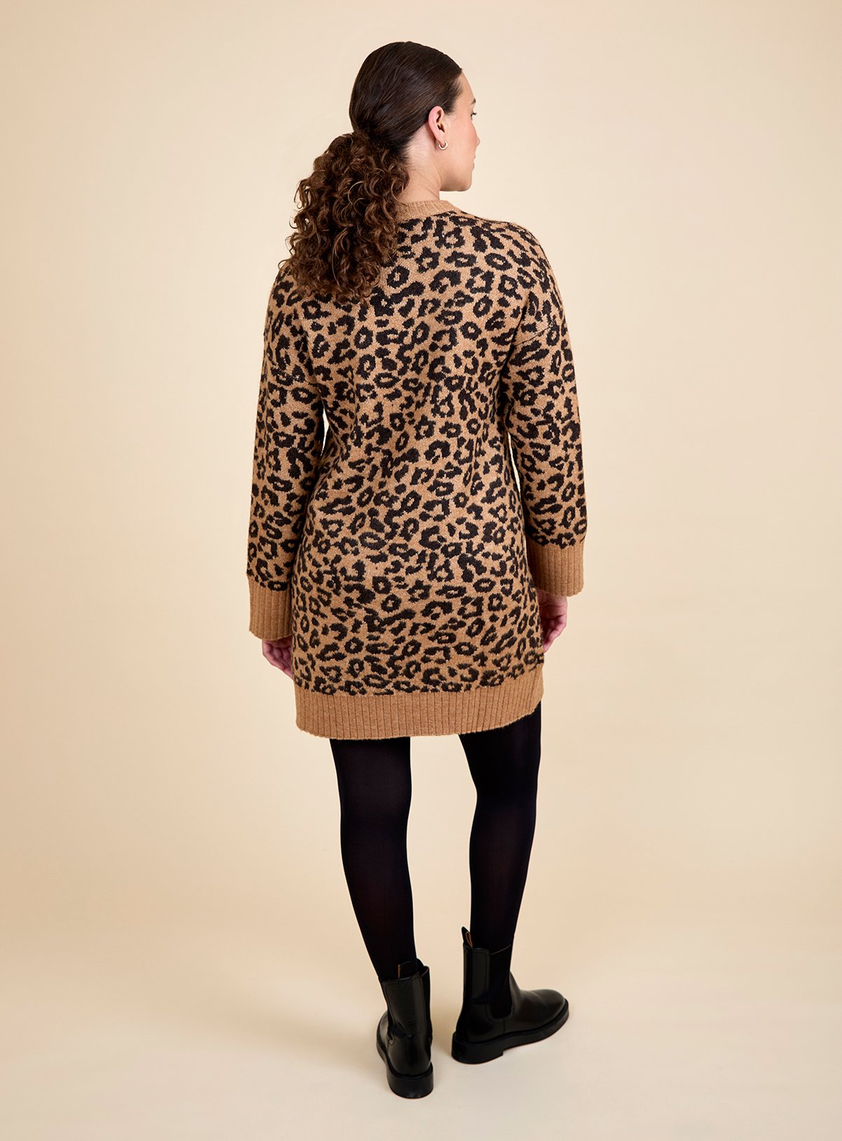 JOJO MAMAN BÉBÉ Animal Maternity Shift Mini Knitted Dress S - Image 3 thumbnail