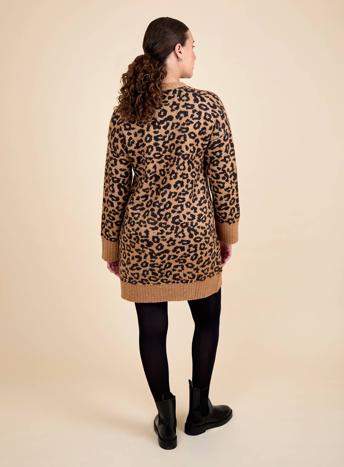 JOJO MAMAN BÉBÉ Animal Maternity Shift Mini Knitted Dress S - Image 3