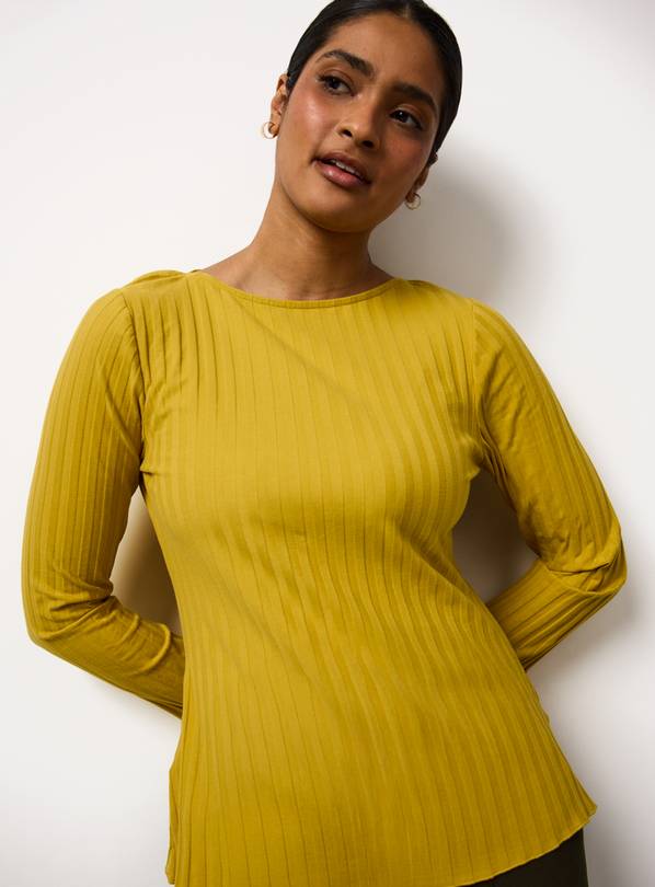 Green Ribbed Fluted Top 18