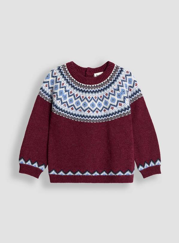 JOJO MAMAN BÉBÉ Fair Isle Jumper 6-12 months