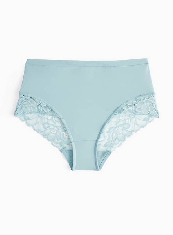 Blue Fleur Lace Full Knickers 20