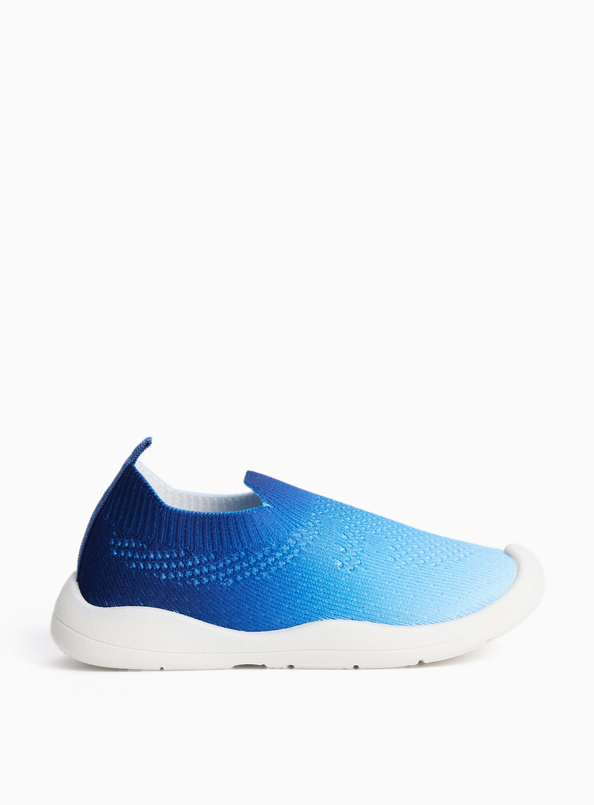 Blue Ombre Knitted Trainers 8 Infant - Image 2 thumbnail