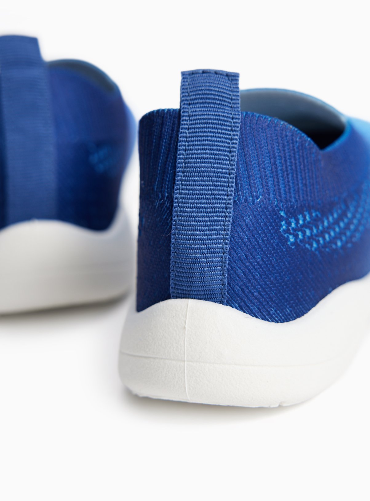 Blue Ombre Knitted Trainers 8 Infant - Image 4 thumbnail