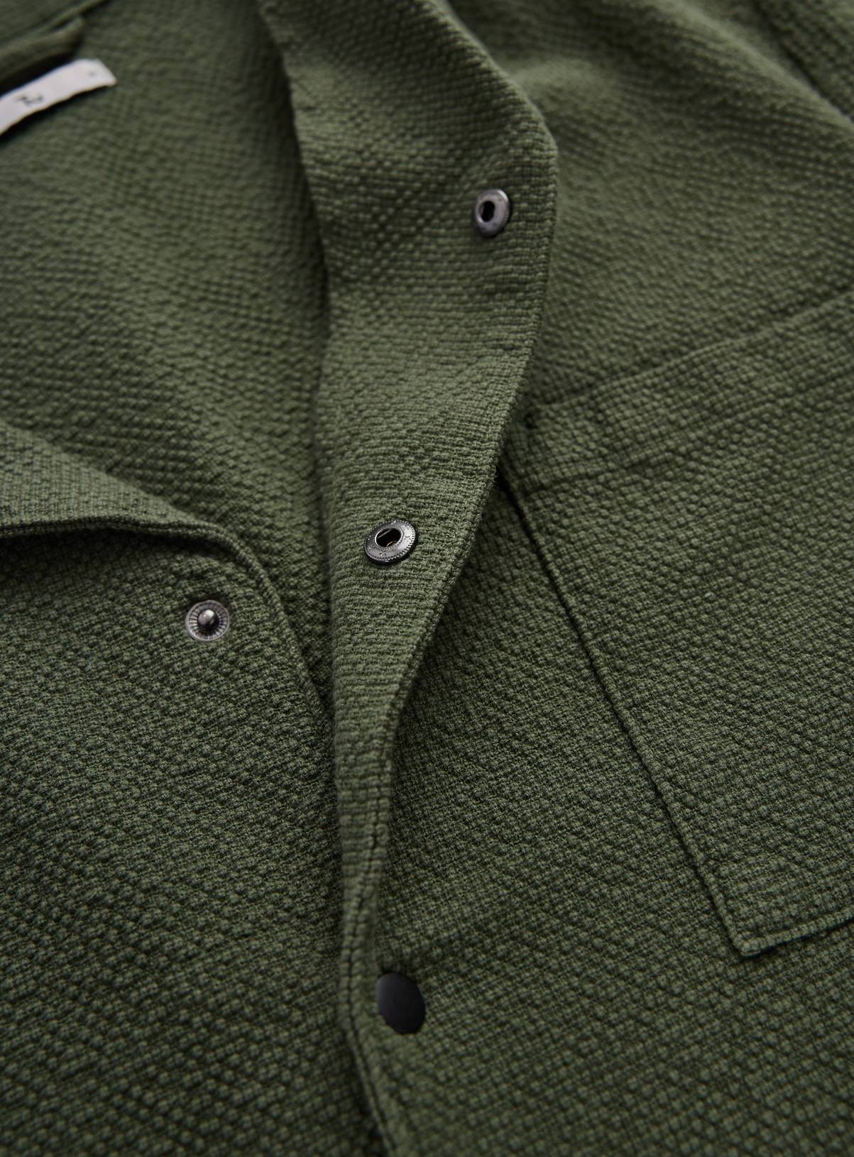 Khaki Seersucker Co-ord Shirt XXXXL - Image 4
