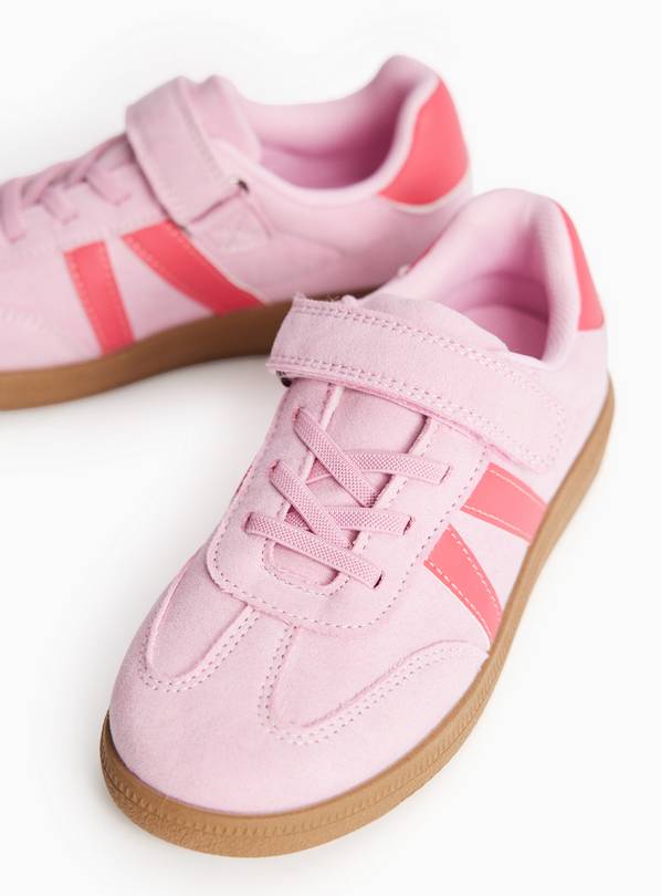 Pink Tonal Retro Court Trainers 11 Infant