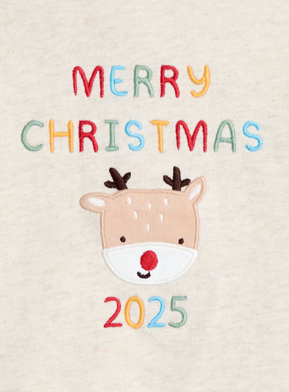 JOJO MAMAN BÉBÉ Christmas Sweatshirt And Legging Set Up To 3 mths - Image 6