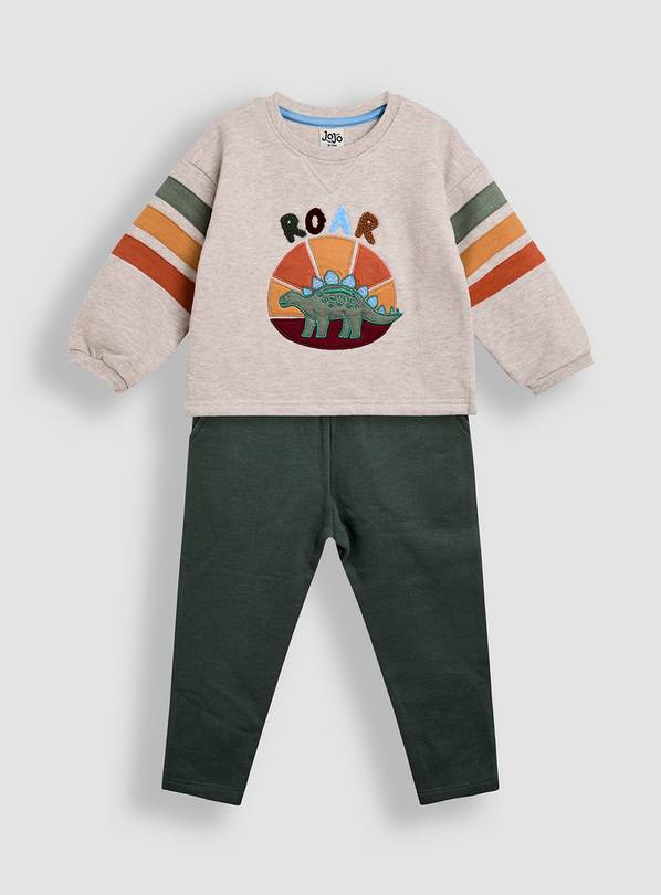 JOJO MAMAN BÉBÉ 2 Piece Drop Shoulder Sweatshirt And Leggings Set 6-12 months
